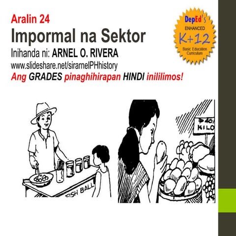 Aralin 24 impormal na sektor