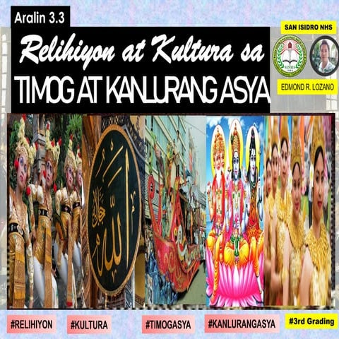 Relihiyon at Kultura sa Timog at Kanlurang Asya.pptx