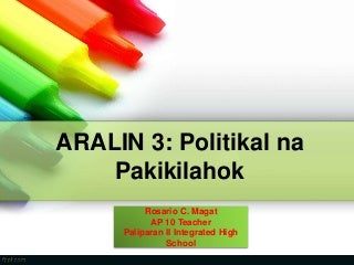 Politikal na Pakikilahok
