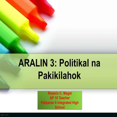    Politikal na Pakikilahok