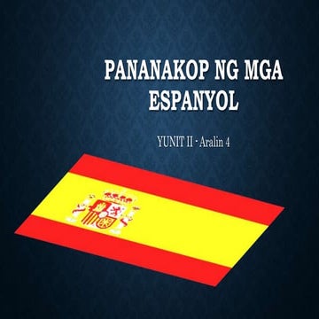 Pagtatag ng Kolonyang Espanya