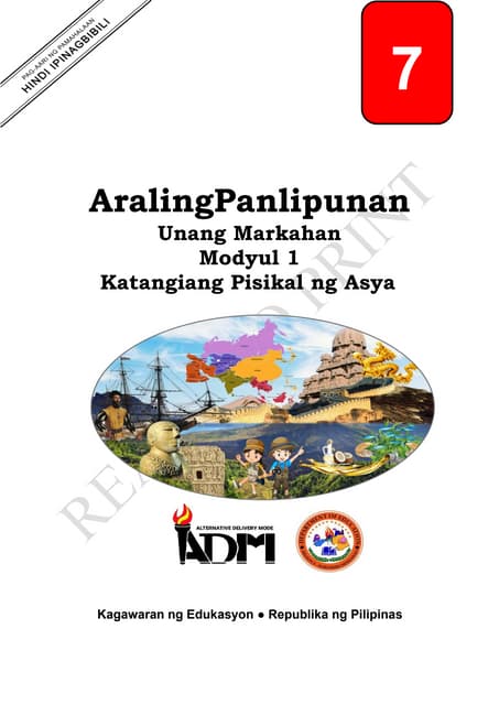 Araling Panlipunan 7