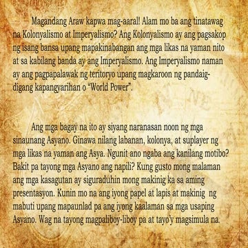 Mga Dahilan at Paraan ng Pananakop ng mga Kanluranin sa Silangan at ...