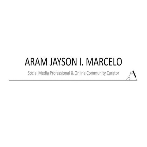 Aram jayson marcelo   social media portfolio