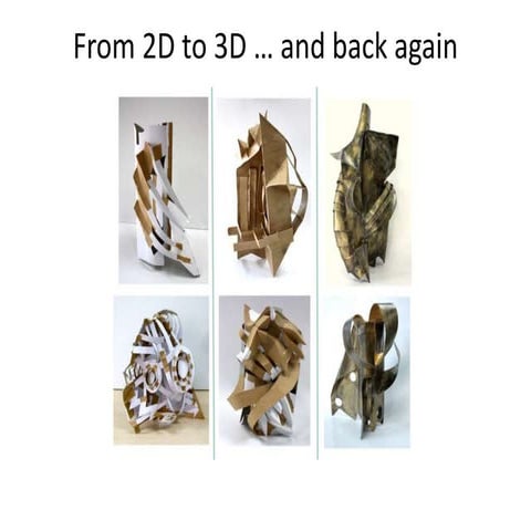 Card Construction Sculptures