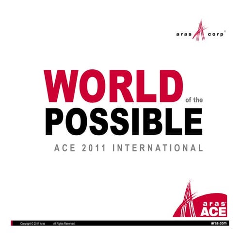 Aras ACE Conference PLM Keynote by Peter Schroer