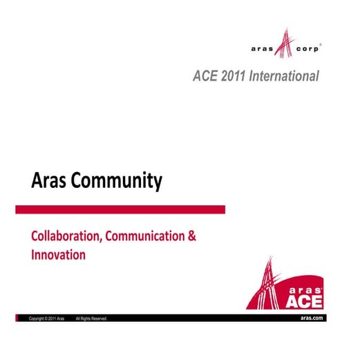 Aras Corporate Community Collabortion for Global PLM Processes