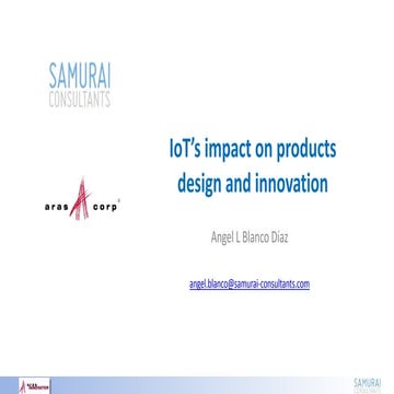 IoT's impact on products design and innovation - LibreCon 2016