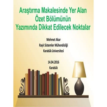 Araştirma sunumu-makale