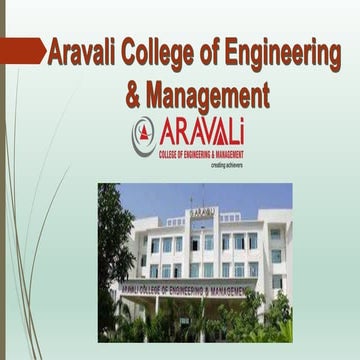 Aravali college of engg. and management