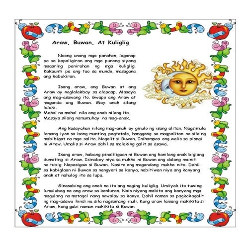 Araw, buwan at kuliglig