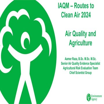 10:40 Agricultural Emissions and Air Quality (Aamer Raza)