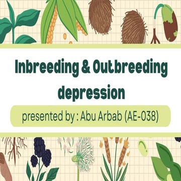 Understanding Inbreeding and Outbreeding Depression in Threatened ...