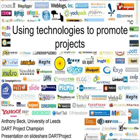 Using technologies to promote projects