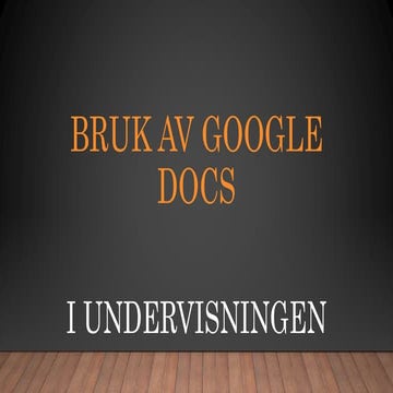 Bruk av web 2.0 i undervisningen