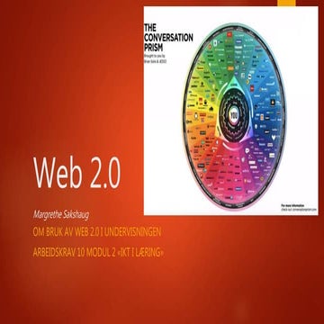 Bruk av Web 2.0 i undervisningen