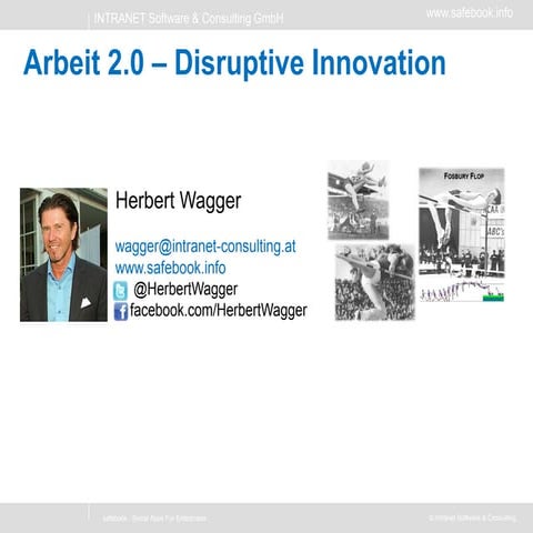 Arbeit 2.0 - Disruptive Innovation