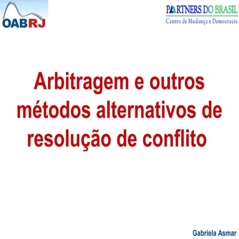 Arbitragem e metodo_sga_oab29set2009