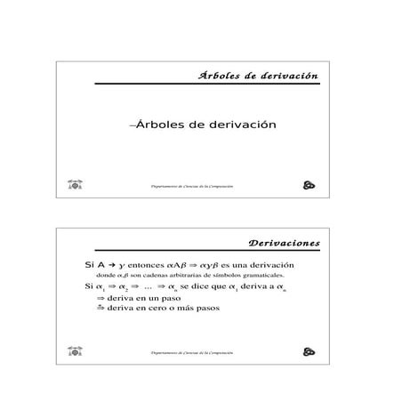 Arboles de derivacion