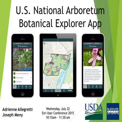 U.S. National Arboretum - Esri User Conference 2015 Presentation 