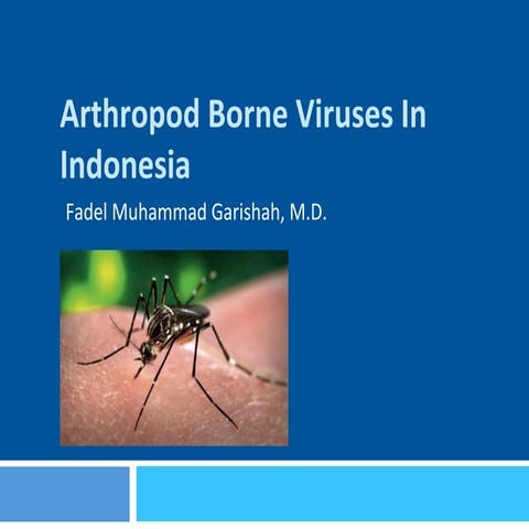 Arboviruses in indonesia