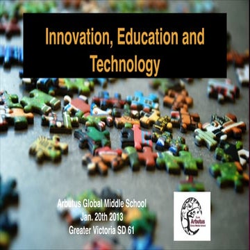 Innovation, Education, and Technology