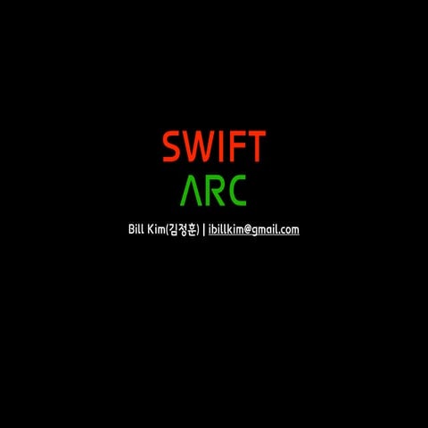 [Swift] ARC