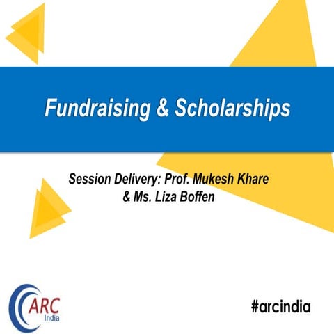 ARC [Colleges] - Fundraising & Scholarships