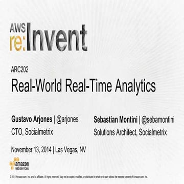 ARC202:real world real time analytics