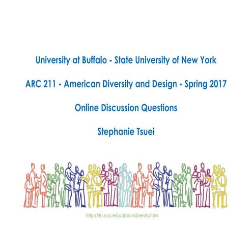 ARC 211: American Diversity and Design: Stephanie Tsuei