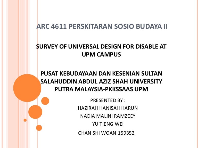 Social Culture - Universal Design