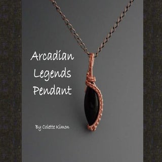 Arcadian Legends Pendant Woven Wire...