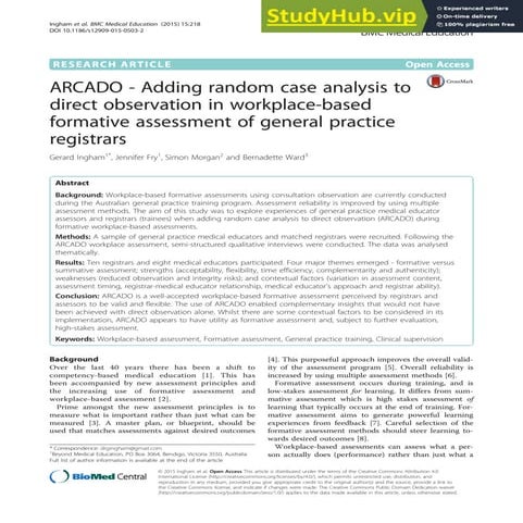 Toolbox of ACGME assessment methods | PDF
