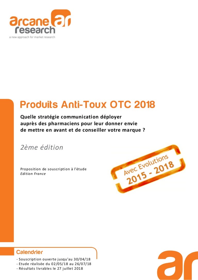 Arcane Produits Anti Toux Otc 18