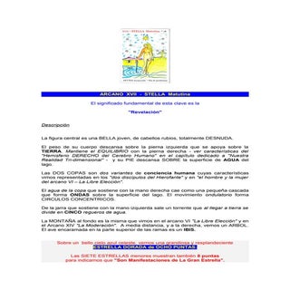 ARCANO XVII * LA ESTRELLA de 8 puntas