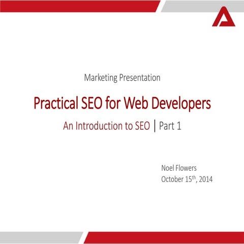 Practical SEO for Developers - An Introduction