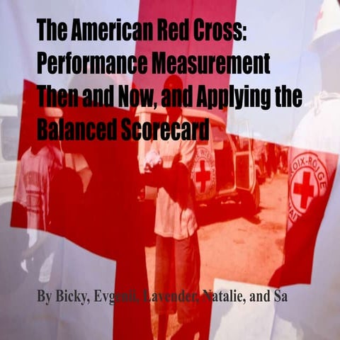 American Red Cross Balanced Scorecard