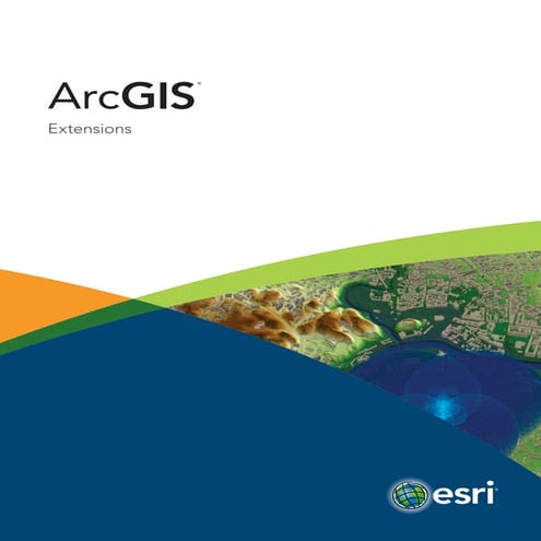 ArcGIS Extensions | PDF | 3-D Graphics | Computer Software and Applications