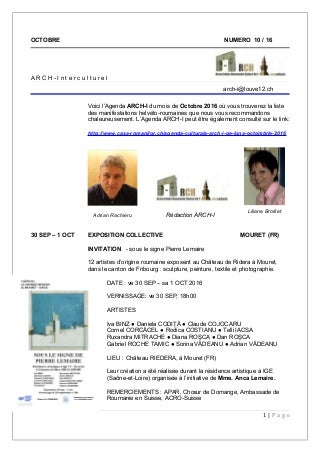 Arch i programme 10-16 issue 1