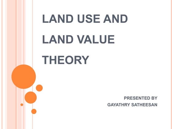 Bid Rent Theory | PDF