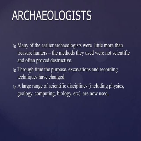 Archaeology 2014 year 11 topic i
