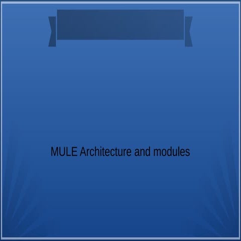 Arch andmodulesmule