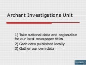 Data journalism in Archant's invest...