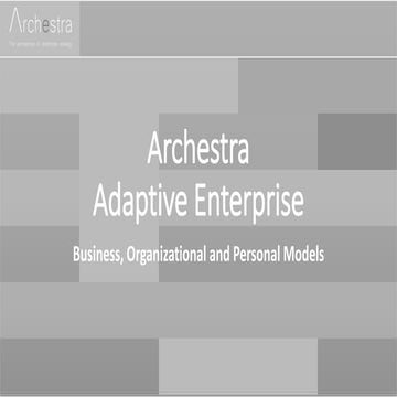 Archestra Adaptive Enterprise