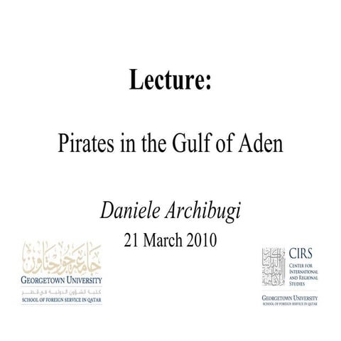 Pirates in the Gulf of Aden