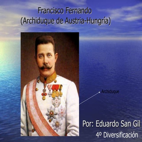 Archiduque   francisco fernando