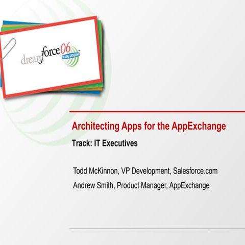 Architecting Apps for the AppExchange