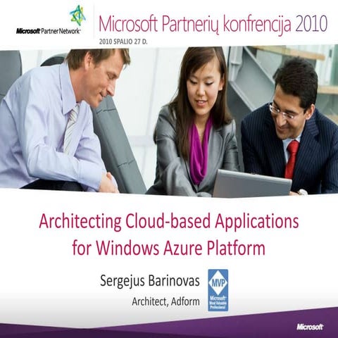 Architecting Windows Azure | PPTX