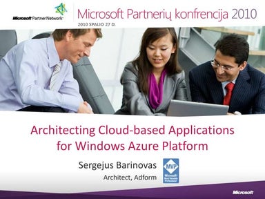 Architecting Windows Azure