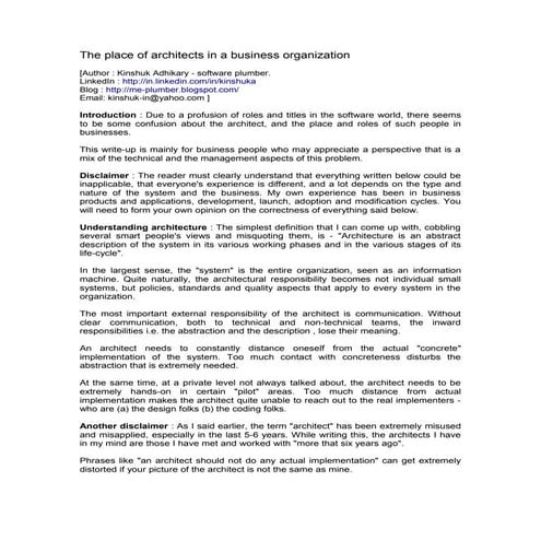 Architects and design-org